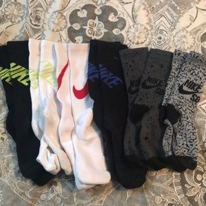 Lot of 6 Nike Boys Socks!